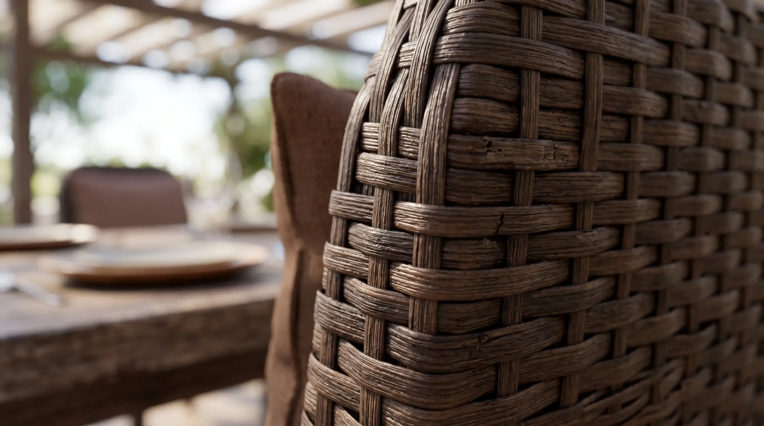 PE Rattan Outdoor Conversation Sofa Set with Armchairs & Coffee Table
