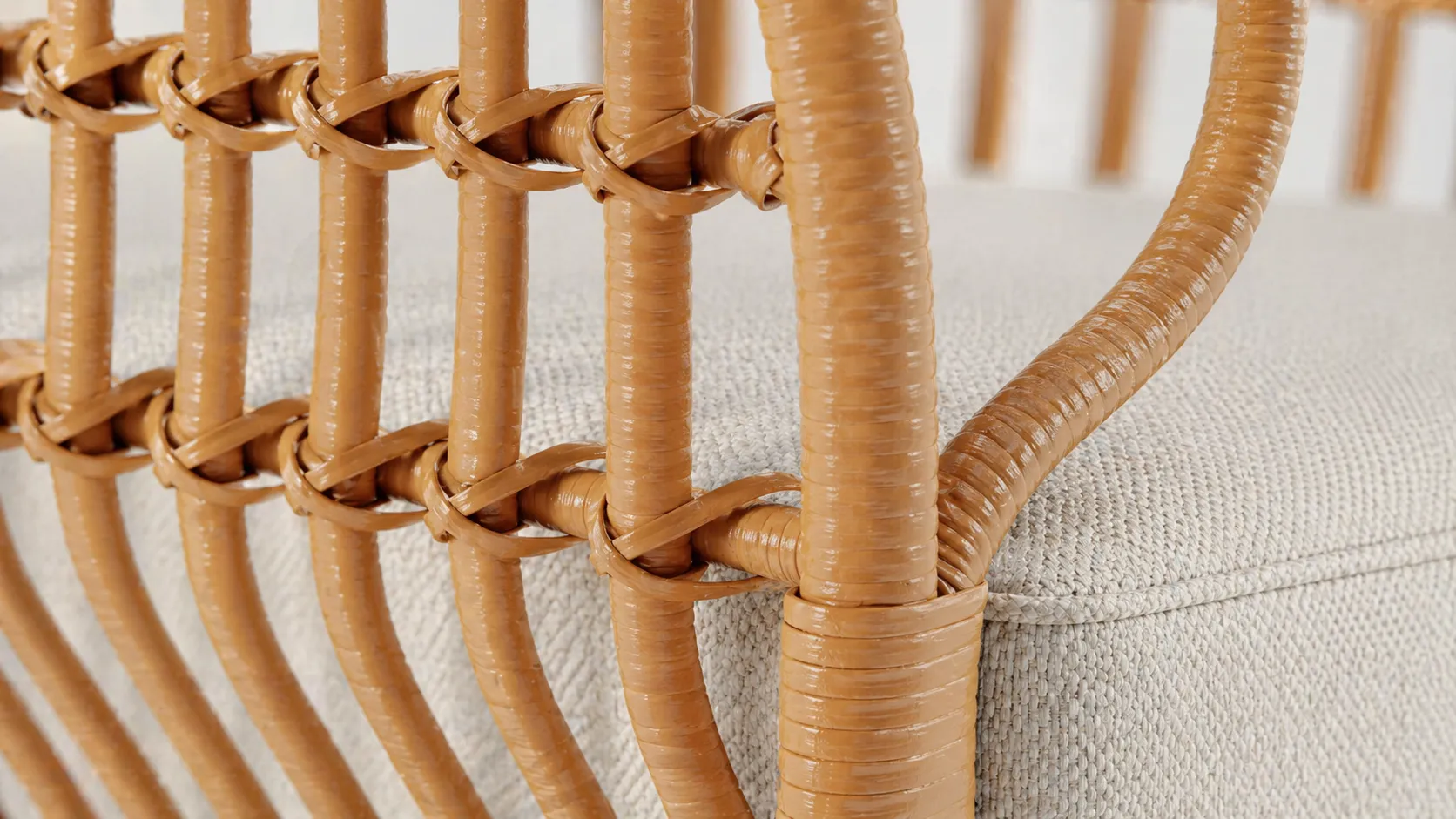 Natural Rattan Outdoor Lounge Chair for Hotels and Resorts