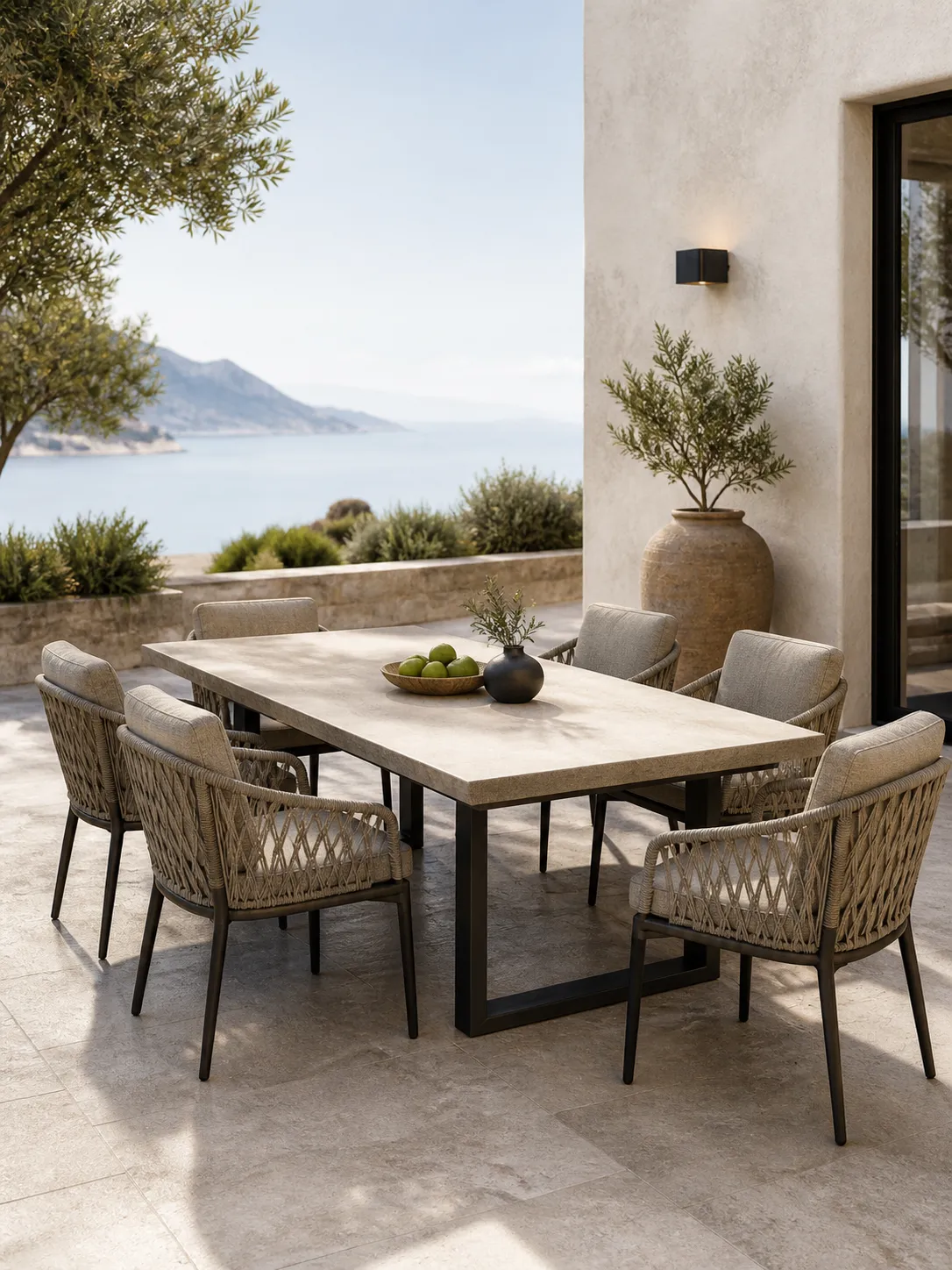 Outdoor dining furniture for hotels, restaurants, resorts and commercial outdoor spaces