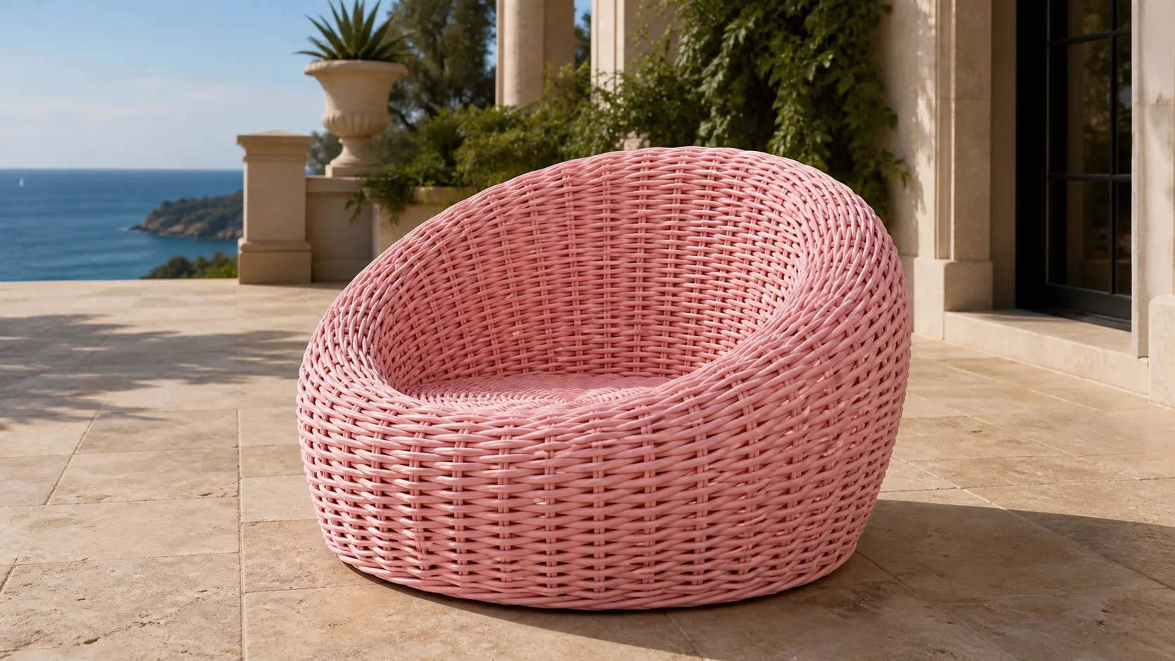 Kids PE Rattan Outdoor Lounge Chair for Patio & Garden Seating