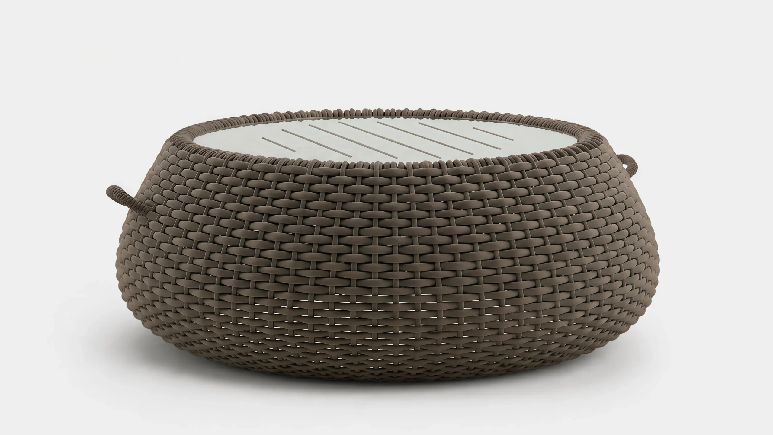 Rope Outdoor Coffee Table for Hospitality Lounge Projects