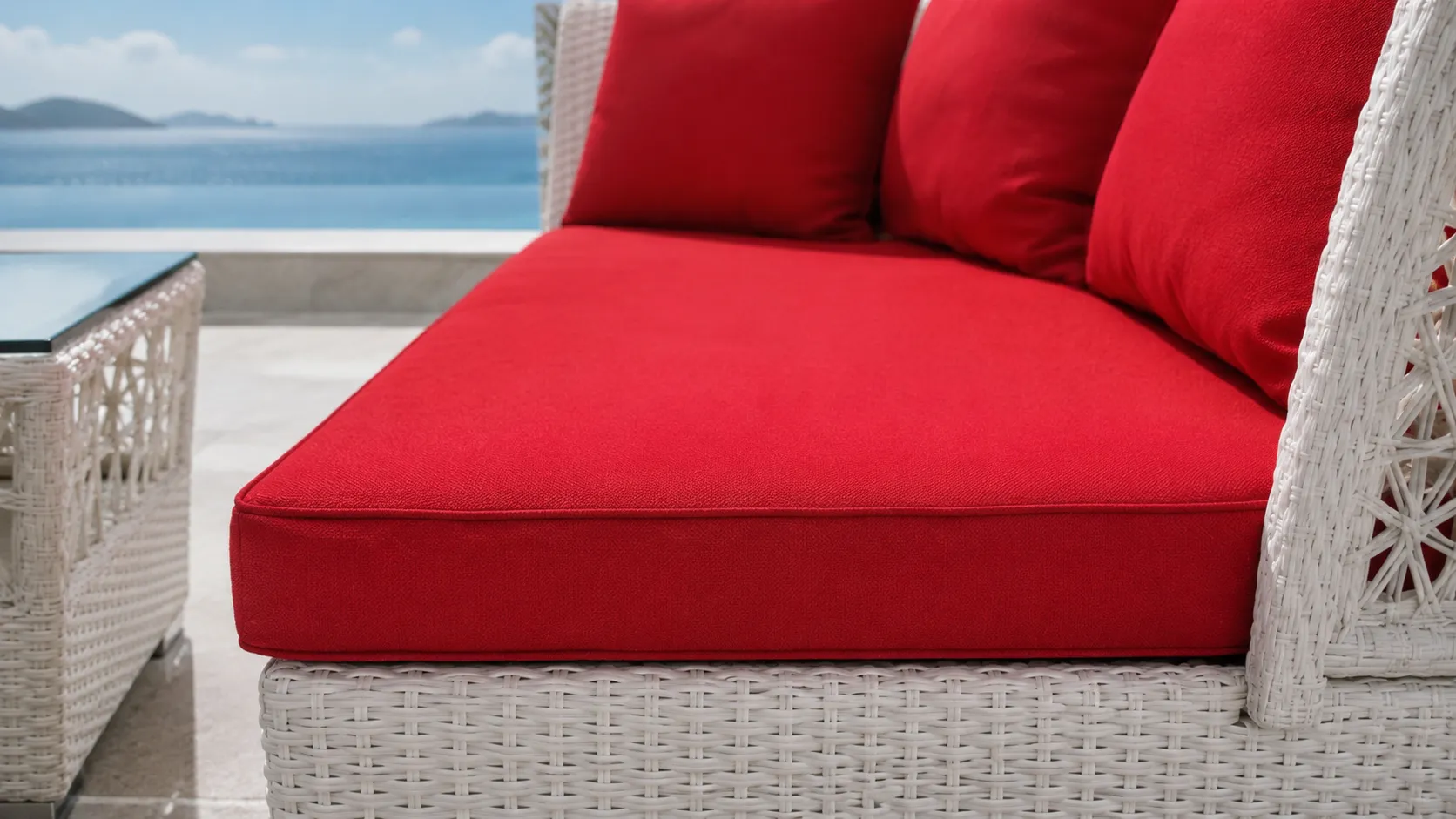 PE Rattan Outdoor Sectional Sofa Set with Coffee Table for Patio & Resort Lounge