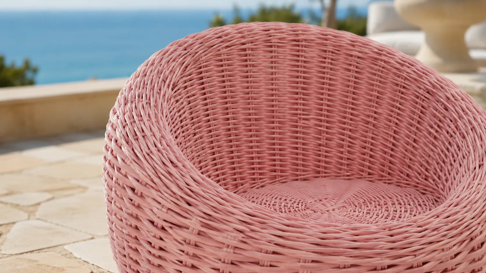 Kids PE Rattan Outdoor Lounge Chair for Patio & Garden Seating